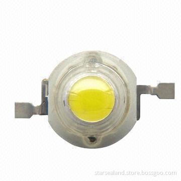 1W white color high-power LED, 110-120lm